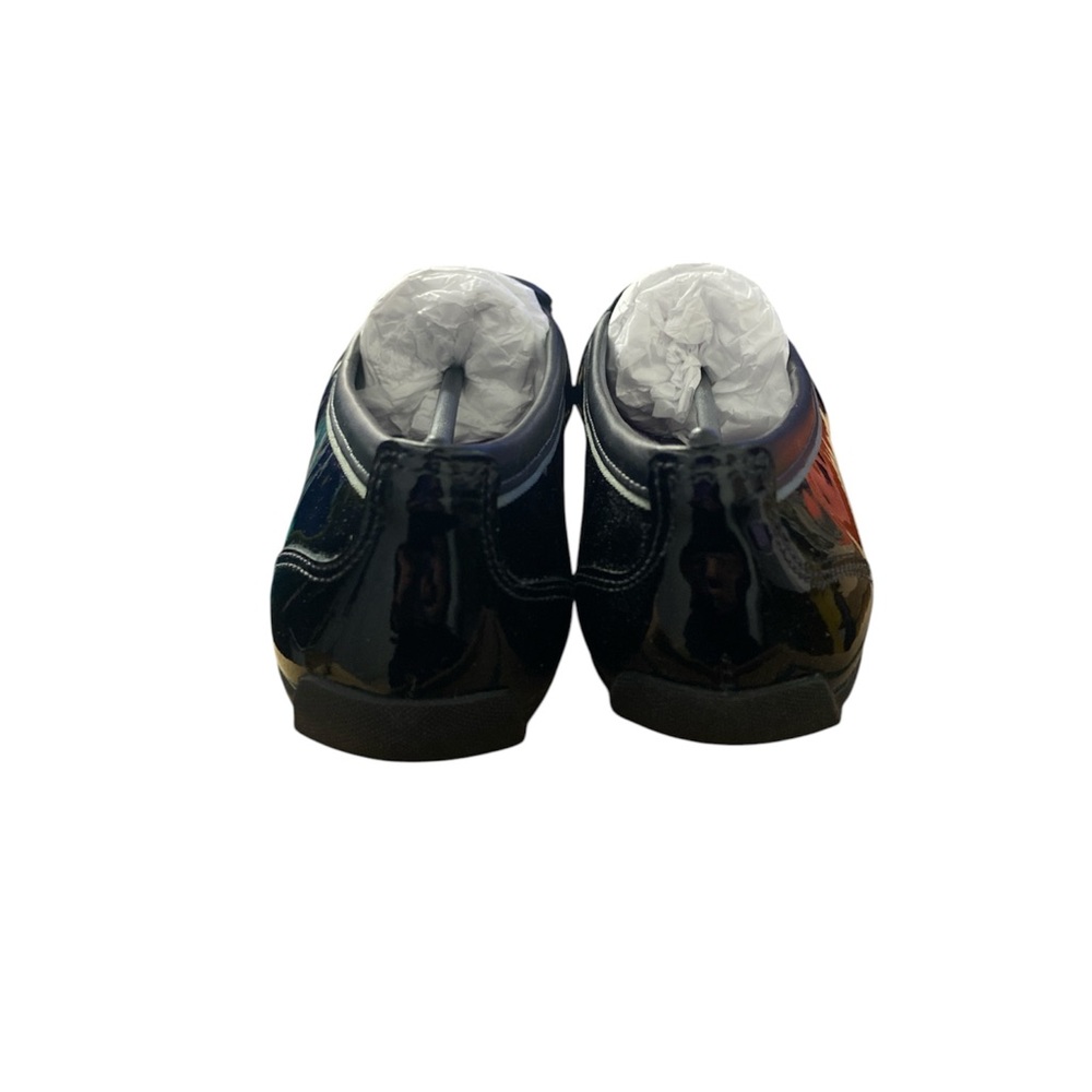 L.L. Bean Black Patent Leather Coastal Rain Skimmers, NIB, size 8M, $55 - Picture 3 of 7